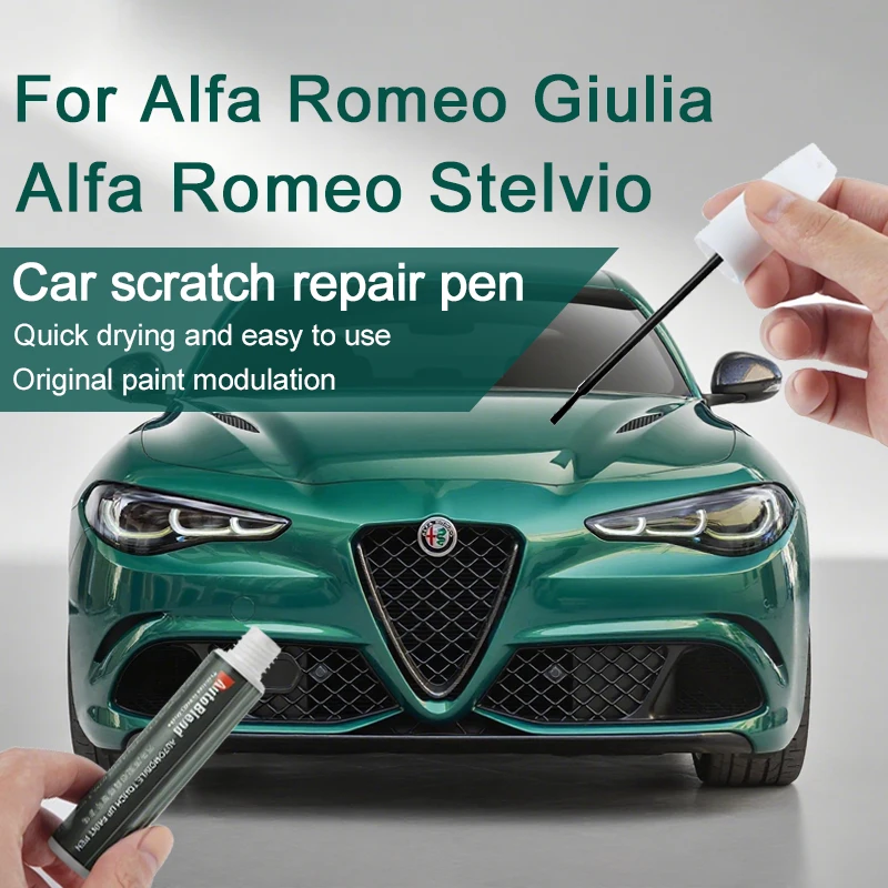 Для Alfa Romeo Giulia/Alfa Romeo Stelvio прозрачное покрытие для ремонта краски и восстановления царапин для восстановления краски Gloss Racing Green
Для Alfa Romeo Giulia/Alfa Romeo Stelvio прозрачное покрытие для ремонта краски и восстановления царапин для восстановления краски Gloss Racing Green