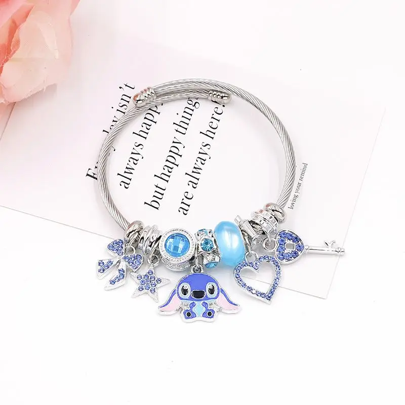 Stitch Accessories Anime Peripherals Best Friend Bracelet DIY Beads Student Diamond Jewelry Pendant Cosplay Props Cartoon Gifts
Stitch Accessories Anime Peripherals Best Friend Bracelet DIY Beads Student Diamond Jewelry Pendant Cosplay Props Cartoon Gifts