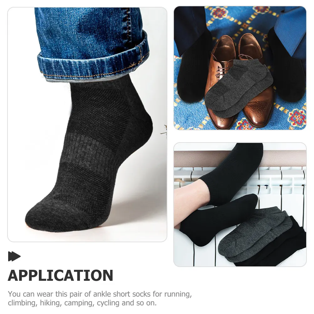 5 пар мужских коротких носков до щиколотки, мягкие хлопковые, эластичные, удобные, дышащие, с сетчатой вентиляцией, для спорта и повседневного использования
5 пар мужских коротких носков до щиколотки, мягкие хлопковые, эластичные, удобные, дышащие, с сетчатой вентиляцией, для спорта и повседневного использования