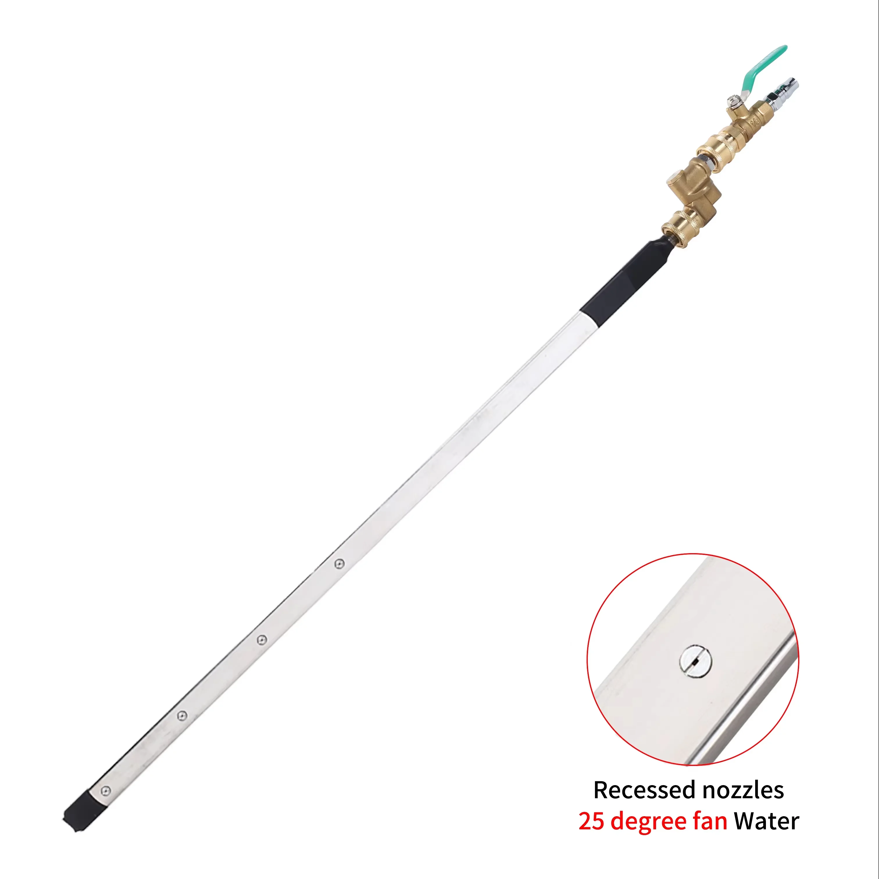 Quick Install 60cm Car Wash Machine Spray Coupler with 4 Nozzles High Pressure Steel Water Tank Wash Rod Car Wash Tool
Quick Install 60cm Car Wash Machine Spray Coupler with 4 Nozzles High Pressure Steel Water Tank Wash Rod Car Wash Tool