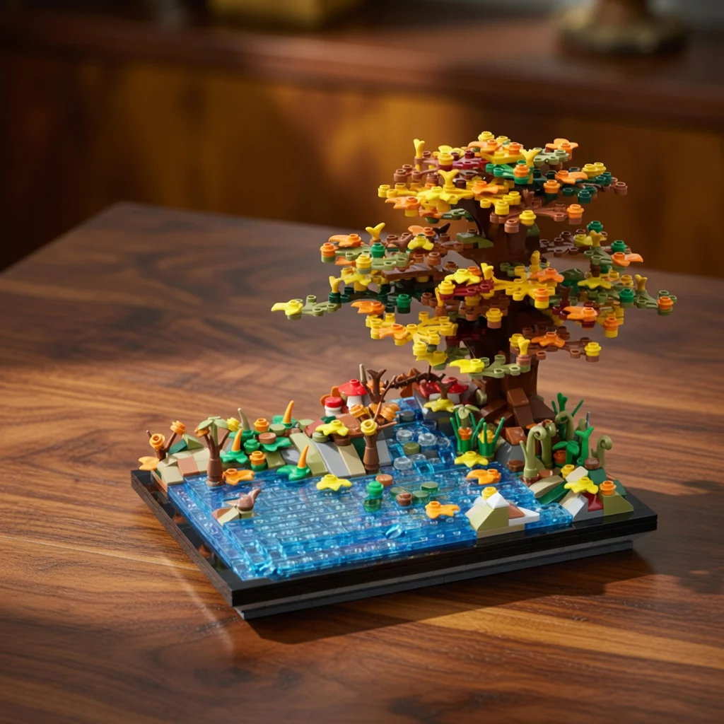 MOC Autumn Lakeside Tree Park Landscape Building Blocks DIY Garden Botanical Model Bricks Assembly Toy for Adult Fans Gift
MOC Autumn Lakeside Tree Park Landscape Building Blocks DIY Garden Botanical Model Bricks Assembly Toy for Adult Fans Gift