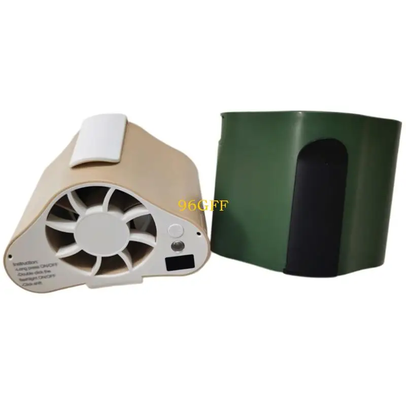 96GF 6 Speed Waist Hanging Fan With Flashlight Outdoor Work Hiking Camping Climbing Emergency Strong Cooling Fan
96GF 6 Speed Waist Hanging Fan With Flashlight Outdoor Work Hiking Camping Climbing Emergency Strong Cooling Fan