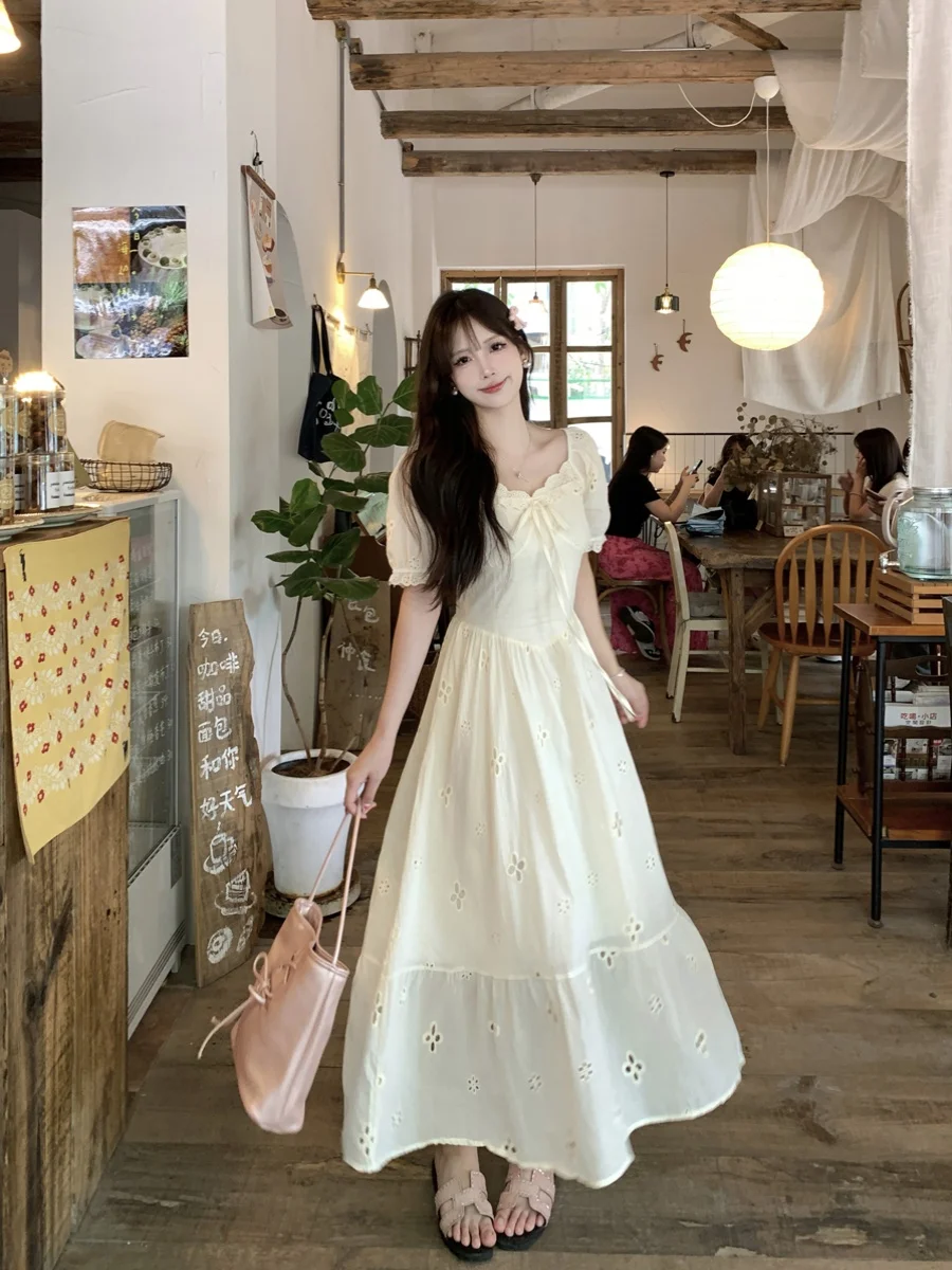 plus Size Women's Short Sleeve Dress Summer Waist Cinched Draping Long Skirt Fluffy Gentle Style Dress Korean Style Commute
plus Size Women's Short Sleeve Dress Summer Waist Cinched Draping Long Skirt Fluffy Gentle Style Dress Korean Style Commute