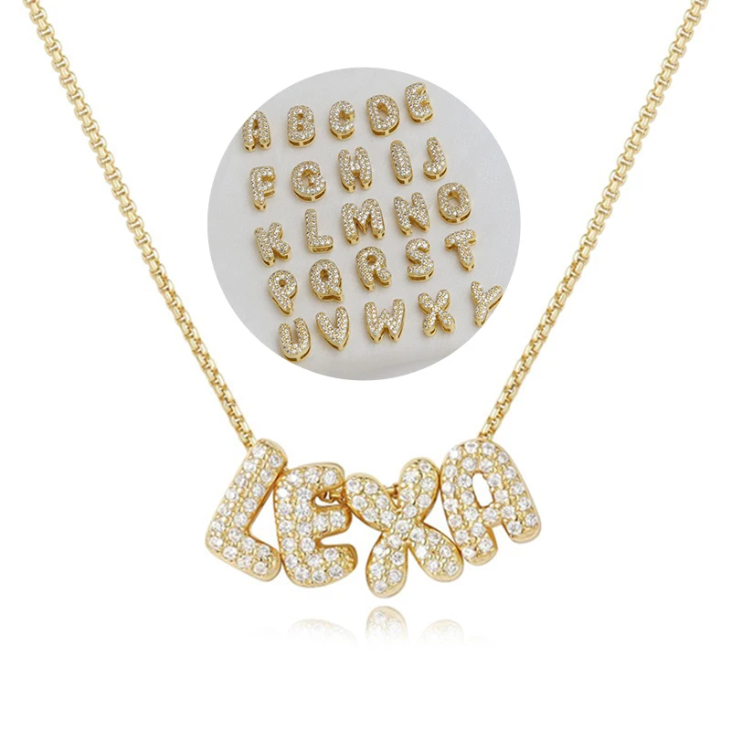 Custom Name 3D Bubble Letters Necklaces Bubble Letter Necklaces for Women Girls 18K Gold Name Personalized Jewelry Gift
Custom Name 3D Bubble Letters Necklaces Bubble Letter Necklaces for Women Girls 18K Gold Name Personalized Jewelry Gift