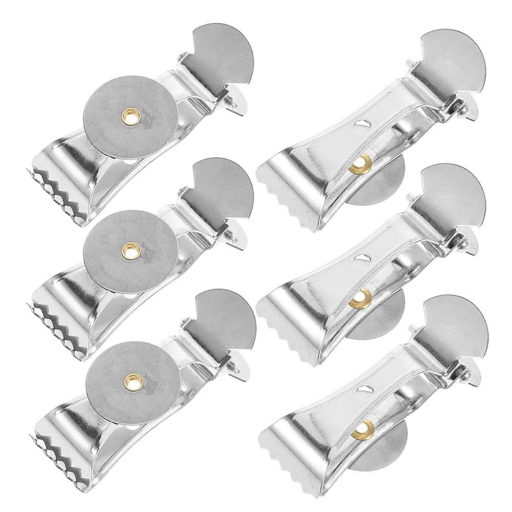 6Pcs Stainless Steel Curtain Clips Serrated Edge Heavy Drapes Metal Hooks Outdoor Indoor Curtain Hanging Curtains Clips
6Pcs Stainless Steel Curtain Clips Serrated Edge Heavy Drapes Metal Hooks Outdoor Indoor Curtain Hanging Curtains Clips