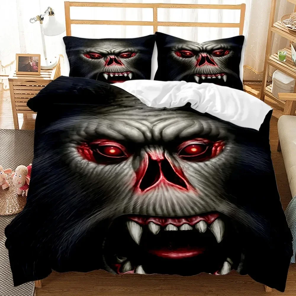 Monkey Gorilla Head 3D NEW Duvet Cover Pillowcase Bedding Set Adult Boy Girl Bedroom Decoration Children Single Double Large
Monkey Gorilla Head 3D NEW Duvet Cover Pillowcase Bedding Set Adult Boy Girl Bedroom Decoration Children Single Double Large
