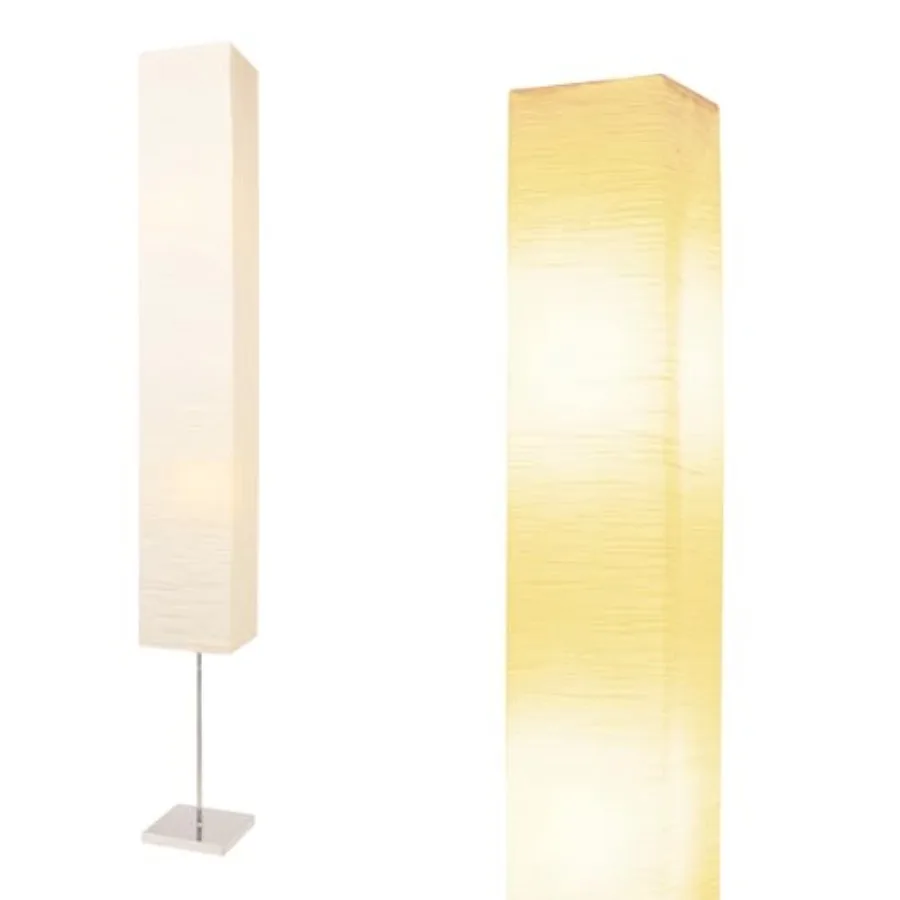 Japanese Floor Lamp with Rice Paper Shade - Corner Lamp for Bedroom, Office and Living Room - Square
Japanese Floor Lamp with Rice Paper Shade - Corner Lamp for Bedroom, Office and Living Room - Square