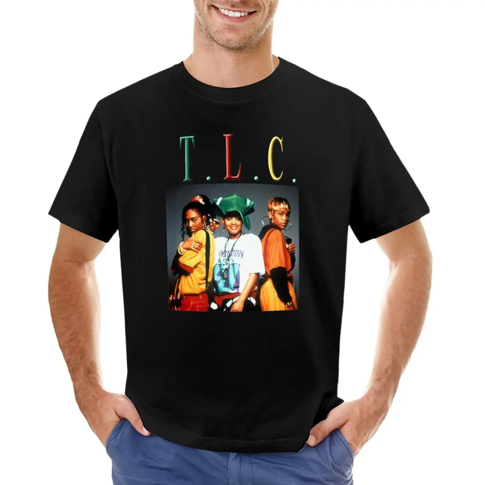 Футболка TLC для девушек, блузка, пустые футболки, мужские футболки с коротким рукавом
Футболка TLC для девушек, блузка, пустые футболки, мужские футболки с коротким рукавом
