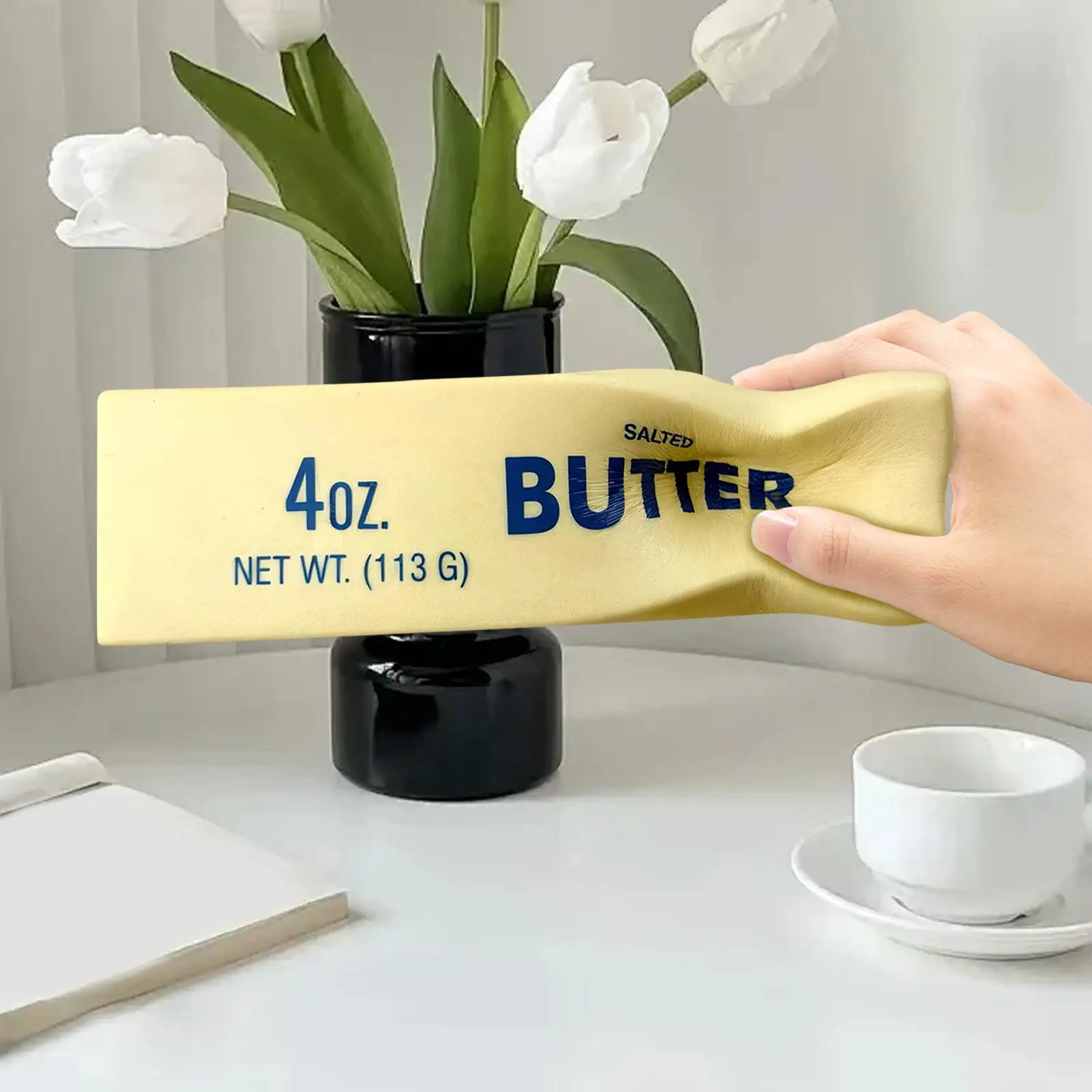 Realistic Butter Squeeze Toy Large Size Slow Rise Sensory Fidget Toy Stress Relief Relaxation for Kids Adults Office School Home
Realistic Butter Squeeze Toy Large Size Slow Rise Sensory Fidget Toy Stress Relief Relaxation for Kids Adults Office School Home