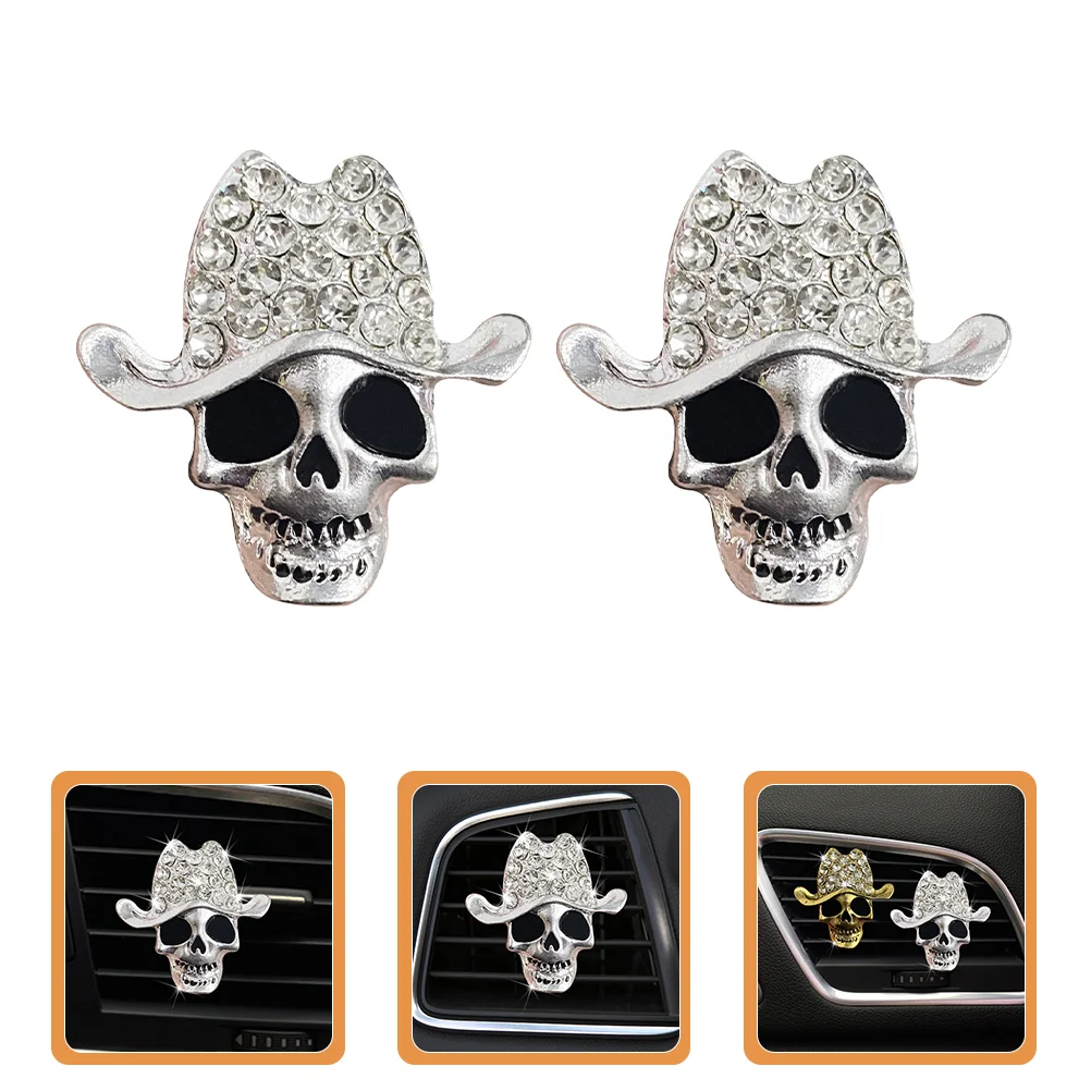 2 Pcs Aromatherapy Clip Car Decor Skull Auto Decorations Vent Air Clips Dashboard Automotive
2 Pcs Aromatherapy Clip Car Decor Skull Auto Decorations Vent Air Clips Dashboard Automotive