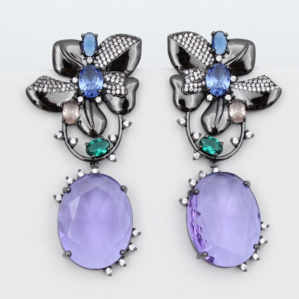 Flower Water Drop Dangle Earrings for Women Luxury Jewelry for Evening Party Wedding Female Gift
Flower Water Drop Dangle Earrings for Women Luxury Jewelry for Evening Party Wedding Female Gift