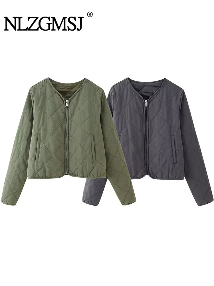NLZGMSJ 2025 Women's Short Jackets Long Sleeve Fashion Street Style Washed Cotton Folder Fashion Casual Daily New In Outerwears
NLZGMSJ 2025 Women's Short Jackets Long Sleeve Fashion Street Style Washed Cotton Folder Fashion Casual Daily New In Outerwears