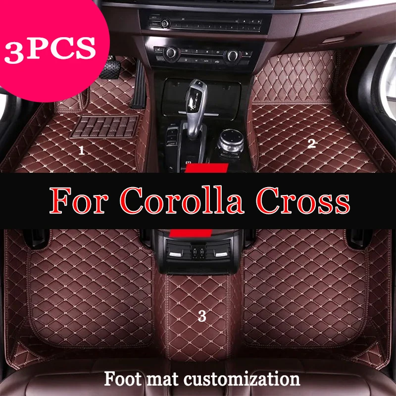 Автомобильные коврики для Toyota Corolla Cross 2022, пользовательские автомобильные подушечки для ног, автомобильный ковер, аксессуары для интерьера
Автомобильные коврики для Toyota Corolla Cross 2022, пользовательские автомобильные подушечки для ног, автомобильный ковер, аксессуары для интерьера