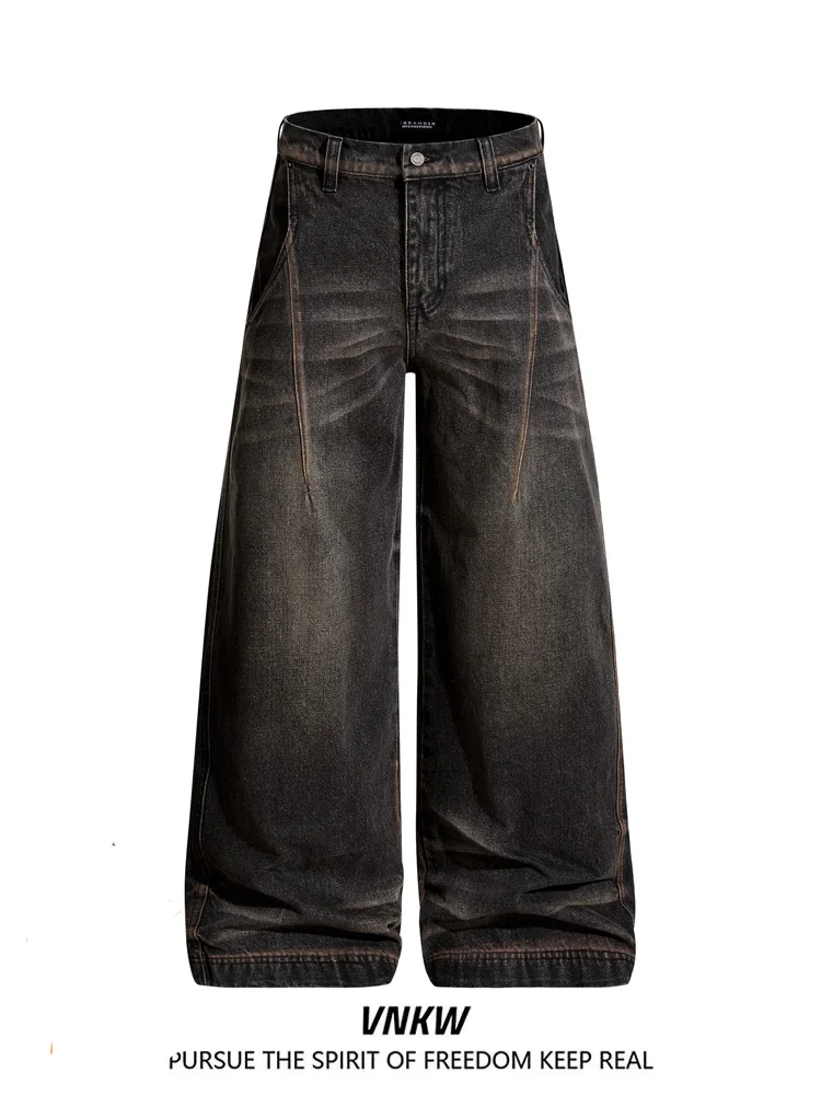 Black Washed Vintage Jeans Loose Wide Leg Drapey Workwear Trousers Men Women Cleanfit Comfortable Straight Cut Denim Pants
Black Washed Vintage Jeans Loose Wide Leg Drapey Workwear Trousers Men Women Cleanfit Comfortable Straight Cut Denim Pants