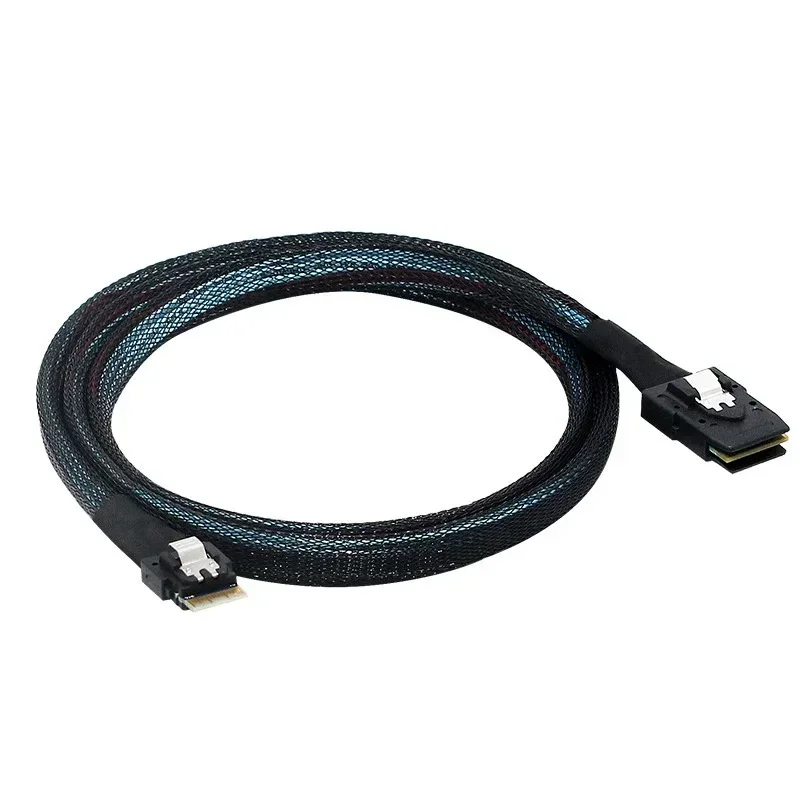 New Slimsas Cable SFF8654 4I To 8087 Connection Cable Server Array Card Backplane 1M
New Slimsas Cable SFF8654 4I To 8087 Connection Cable Server Array Card Backplane 1M