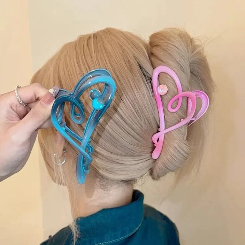 Muweordy Vintage Y2k Sweet Pink Hair Claw Irregular Heart Hair Clip Metal Claw Clip for Women Girl Trend Korean Hair Accessories
Muweordy Vintage Y2k Sweet Pink Hair Claw Irregular Heart Hair Clip Metal Claw Clip for Women Girl Trend Korean Hair Accessories