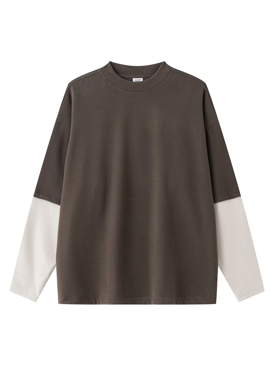 Heavyweight 320g Fleece Lined Men's Sweatshirt Casual Loose Fit round Neck Autumn Winter Oversize Trendy Color Block Hoodie
Heavyweight 320g Fleece Lined Men's Sweatshirt Casual Loose Fit round Neck Autumn Winter Oversize Trendy Color Block Hoodie
