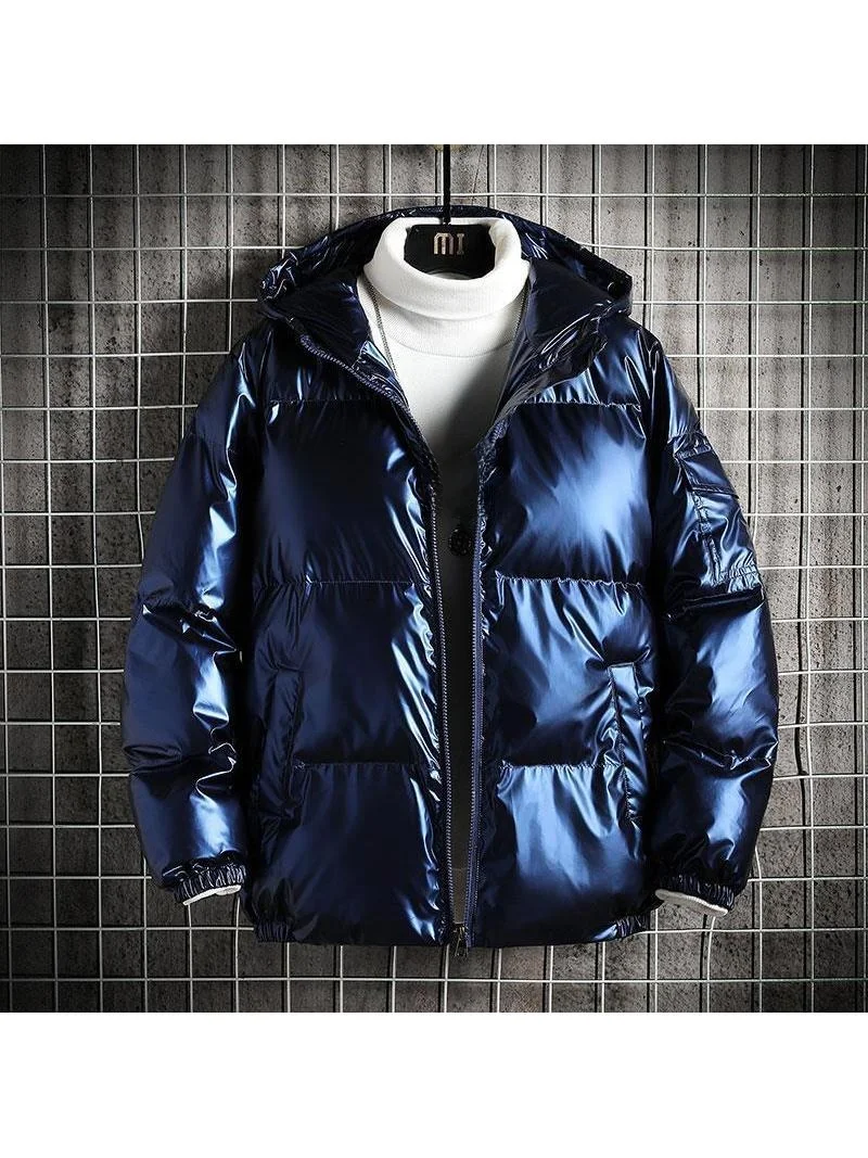 Мужская зимняя куртка из утолщенного хлопка с капюшоном, яркая, в корейском стиле, больших размеров, повседневная, удлиненная, на молнии
Мужская зимняя куртка из утолщенного хлопка с капюшоном, яркая, в корейском стиле, больших размеров, повседневная, удлиненная, на молнии