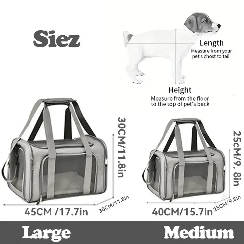 Pet Carrier Bag Side Ventilated Backpack Cat Pet Carriers Dog Travel Bag Airline Approved Transport for Small Dogs Cats Outgoing
Pet Carrier Bag Side Ventilated Backpack Cat Pet Carriers Dog Travel Bag Airline Approved Transport for Small Dogs Cats Outgoing