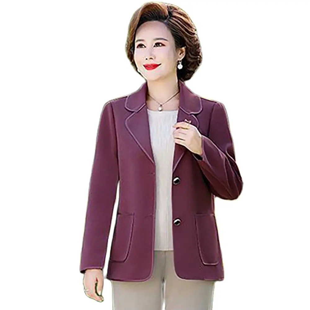 Middle-aged Mother Spring And Autumn Long-sleeved Suit Loose Fashion High-end Coat Womens Solid Color Small Fragrance Casual Coa
Middle-aged Mother Spring And Autumn Long-sleeved Suit Loose Fashion High-end Coat Womens Solid Color Small Fragrance Casual Coa
