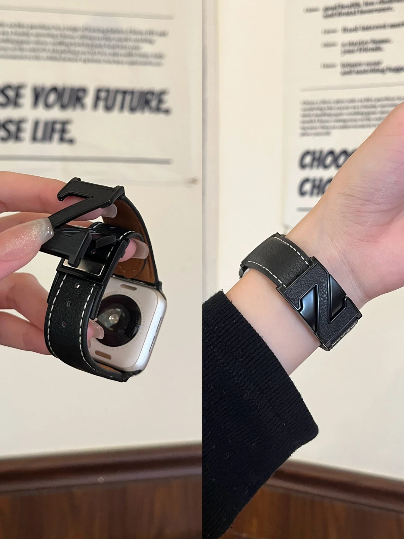 Superior Magnetic Bracelet Leather loop Correa For Apple Watch band 10/9/8/7/6/5/ 38mm 40mm 41mm 42mm 44mm 45mm 46mm 49mm Strap
Superior Magnetic Bracelet Leather loop Correa For Apple Watch band 10/9/8/7/6/5/ 38mm 40mm 41mm 42mm 44mm 45mm 46mm 49mm Strap