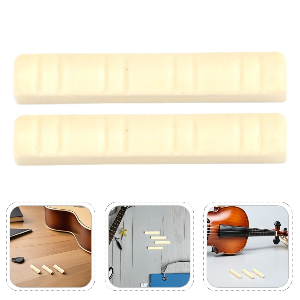 10Pcs Mandolin Nut Beige 3Cm Precision Crafted Plastic String Alignment Upgrade for Smooth Tuning Performance Ideal Replacement