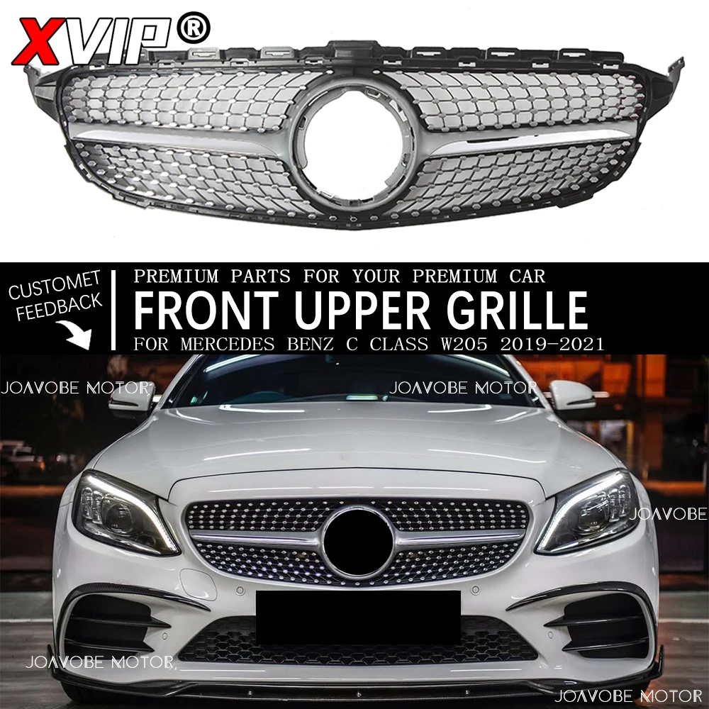Гоночная решетка XVIP Silver Diamonds Style, решетка бампера для Mercedes Benz C-Class W205/S205/C205 2019-2021 C180 C200 C300 C43 AMG
Гоночная решетка XVIP Silver Diamonds Style, решетка бампера для Mercedes Benz C-Class W205/S205/C205 2019-2021 C180 C200 C300 C43 AMG