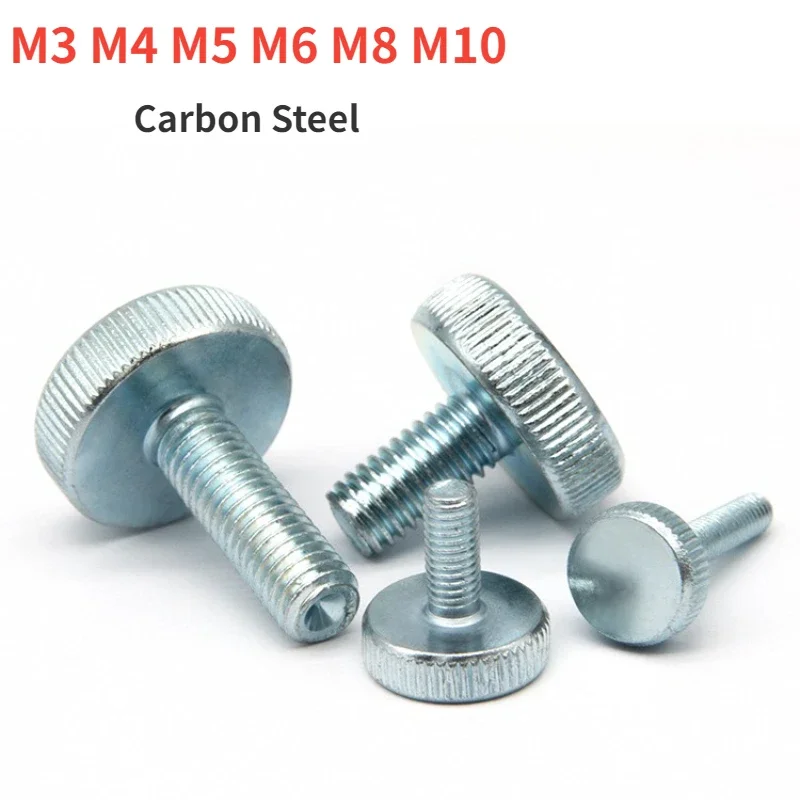 M3 M4 M5 M6 M8 M10 Carbon Steel Knurl Flat Head Hand Tighten Thumb Screw Curtain Wall Glass Thumb Bolts
M3 M4 M5 M6 M8 M10 Carbon Steel Knurl Flat Head Hand Tighten Thumb Screw Curtain Wall Glass Thumb Bolts