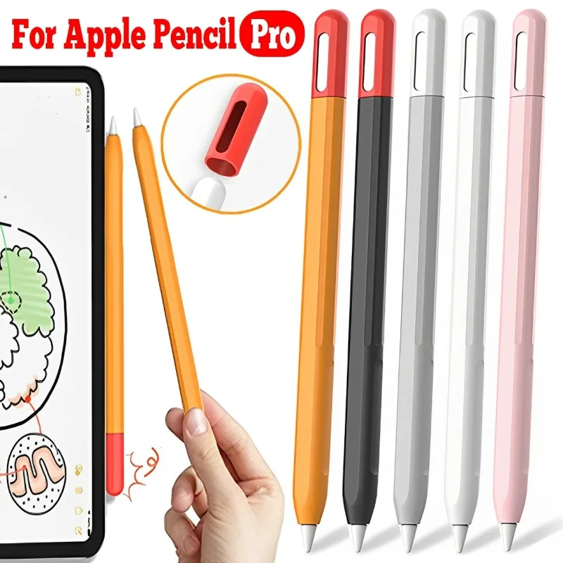 Силиконовый чехол-стилус для Apple Pencil Pro, ультратонкий планшет, сенсорный экран, ручка, защитный чехол, цветной противоскользящий чехол для IPencil Pro
Силиконовый чехол-стилус для Apple Pencil Pro, ультратонкий планшет, сенсорный экран, ручка, защитный чехол, цветной противоскользящий чехол для IPencil Pro
