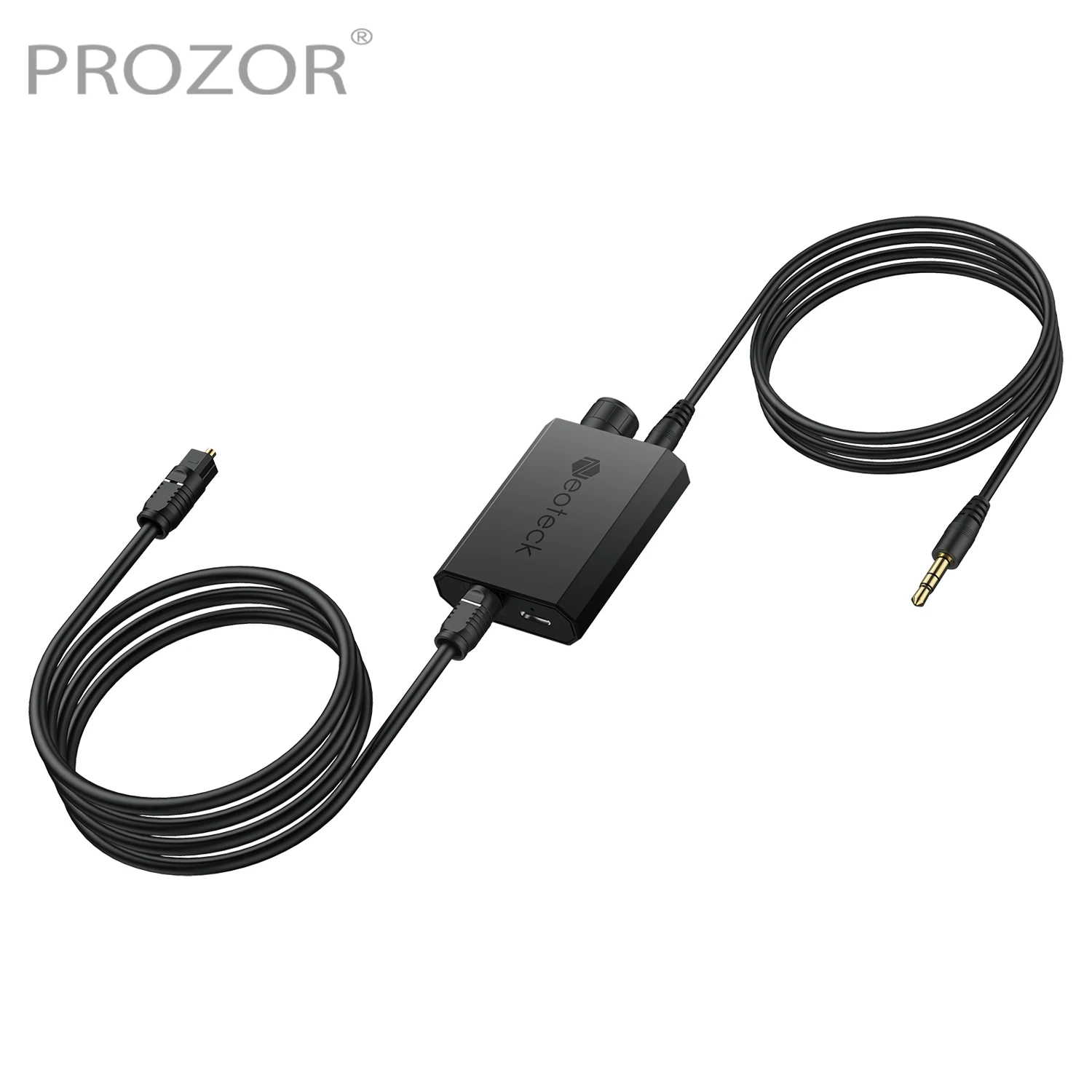 PROZOR 192kHz DAC Converter Optical Toslink SPDIF to 3.5mm AUX Digital to Analog Audio Converter Audio Adapter for HD TV DVD
PROZOR 192kHz DAC Converter Optical Toslink SPDIF to 3.5mm AUX Digital to Analog Audio Converter Audio Adapter for HD TV DVD