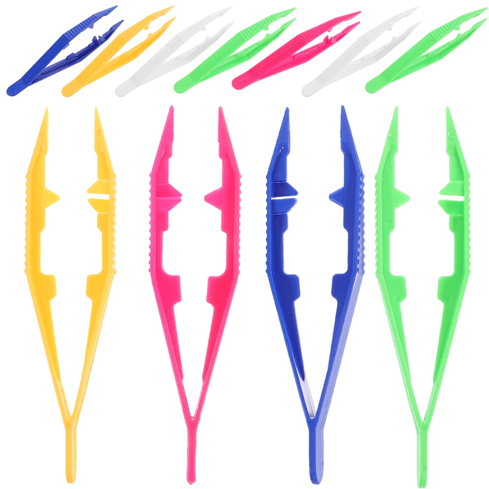 20 Pcs Lightweight Plastic Tweezers Sticker for Kids Jewelry Making Tools Pp Child
20 Pcs Lightweight Plastic Tweezers Sticker for Kids Jewelry Making Tools Pp Child