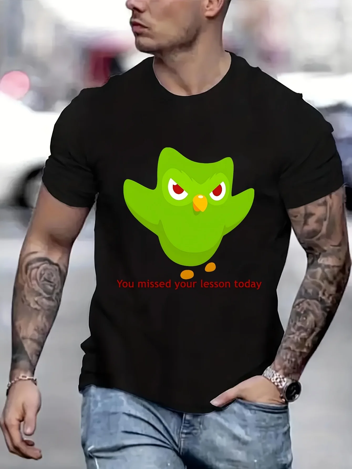 Duolingo Owl Duo Stuff для отдыха, забавный подарок, футболка большого размера, мужские футболки, футболка с короткими рукавами, мужские топы B5023785
Duolingo Owl Duo Stuff для отдыха, забавный подарок, футболка большого размера, мужские футболки, футболка с короткими рукавами, мужские топы B5023785