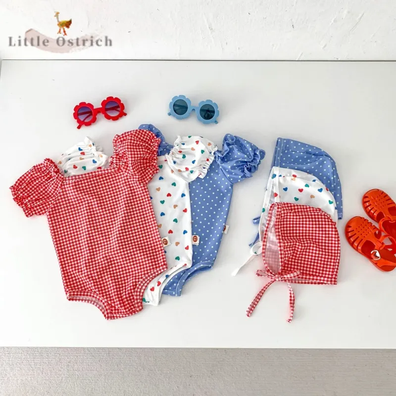Newborn Baby Girl Puff Sleeve Swimwear+Cap 2PCS Infant Toddler Child One Piece Swimsuit Swimming Summer Baby Clothes 12M-7T
Newborn Baby Girl Puff Sleeve Swimwear+Cap 2PCS Infant Toddler Child One Piece Swimsuit Swimming Summer Baby Clothes 12M-7T