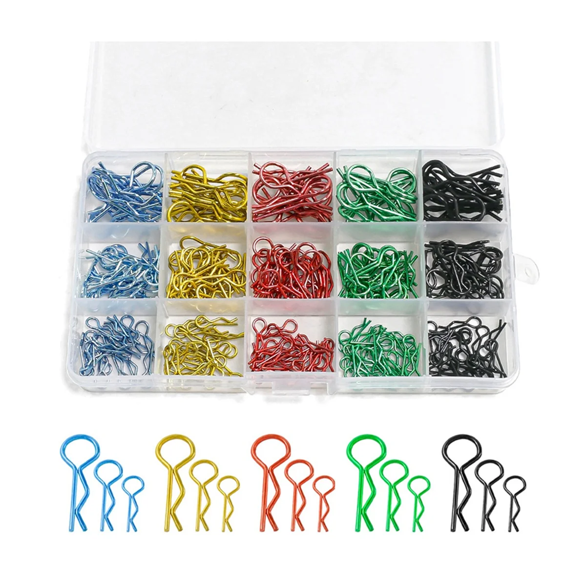 Hot sale 260PCS 1/8 1/10 1/16 RC Car Body Shell R Clips Bodyshell Pin Metal Body Shell Clip Pin Truck Toy Accessories
Hot sale 260PCS 1/8 1/10 1/16 RC Car Body Shell R Clips Bodyshell Pin Metal Body Shell Clip Pin Truck Toy Accessories