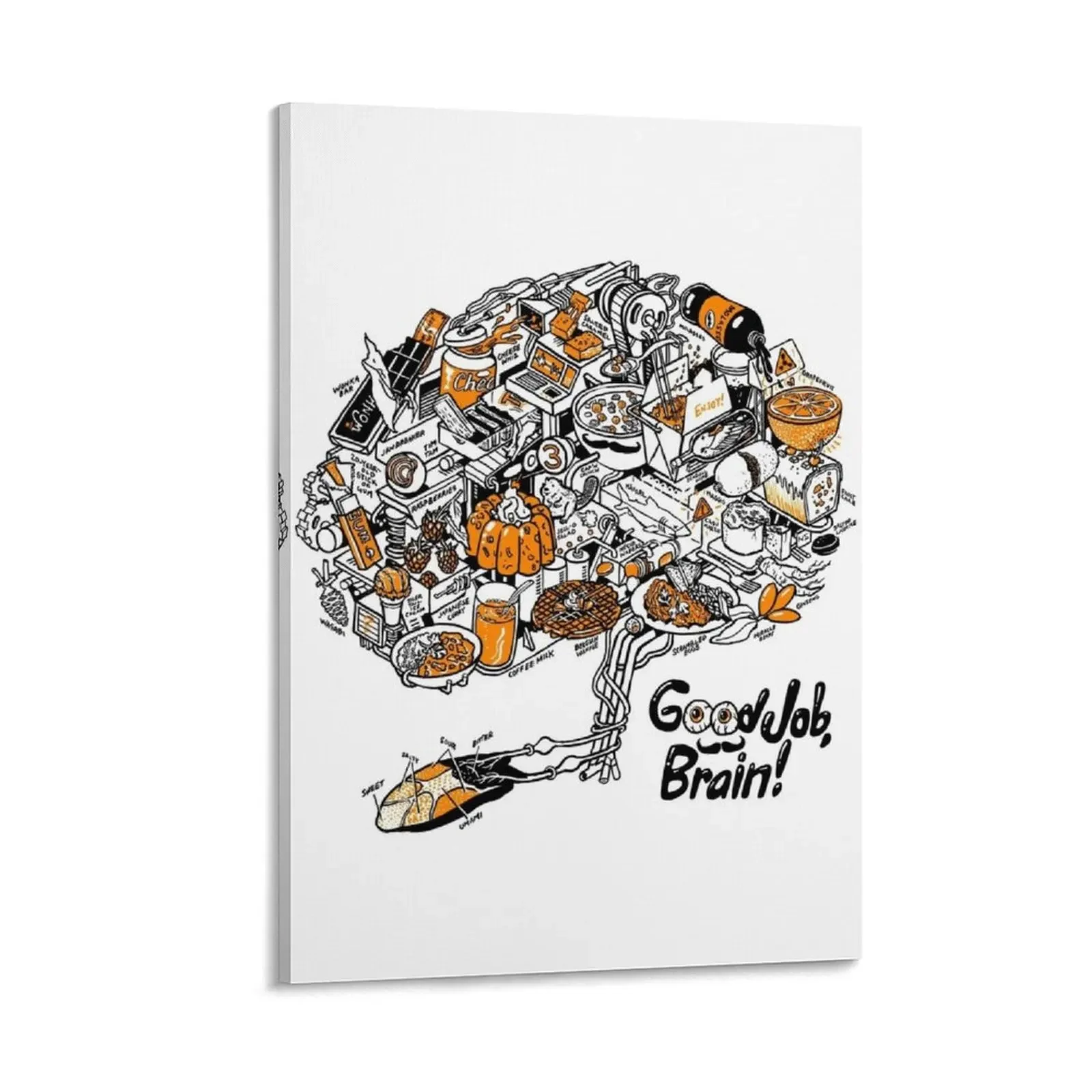 Brain Food Canvas Painting room decors aesthetic anime figure wall decoration painting
Brain Food Canvas Painting room decors aesthetic anime figure wall decoration painting