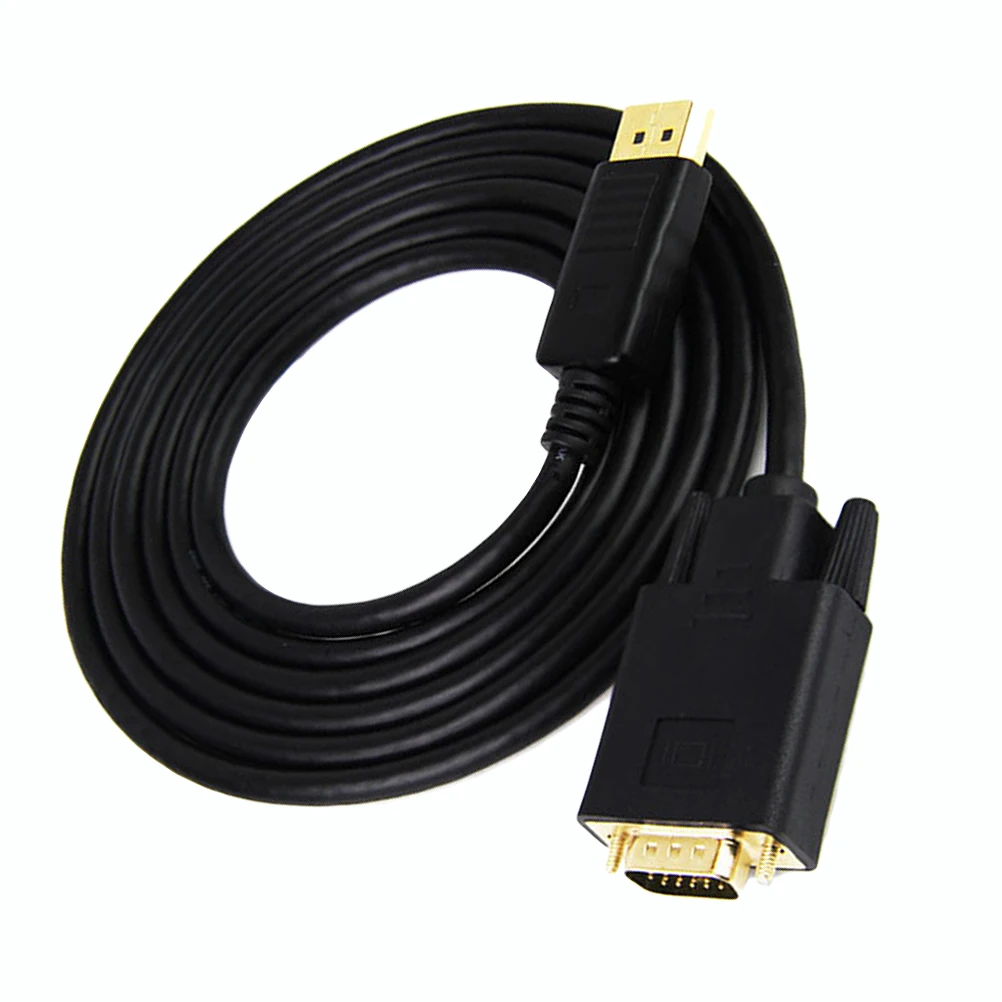 DisplayPort to VGA Adapter Converter Cable to VGA Audio Video Cord Wire Line for Computer Projector Laptop (Black)
DisplayPort to VGA Adapter Converter Cable to VGA Audio Video Cord Wire Line for Computer Projector Laptop (Black)
