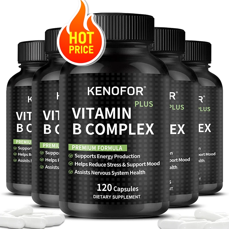 B Complex Capsules, Support Energy Metabolism, Nervous System Wellness, Hair Skin Nail, Cardiovascular & Cognitive Maintenance
B Complex Capsules, Support Energy Metabolism, Nervous System Wellness, Hair Skin Nail, Cardiovascular & Cognitive Maintenance