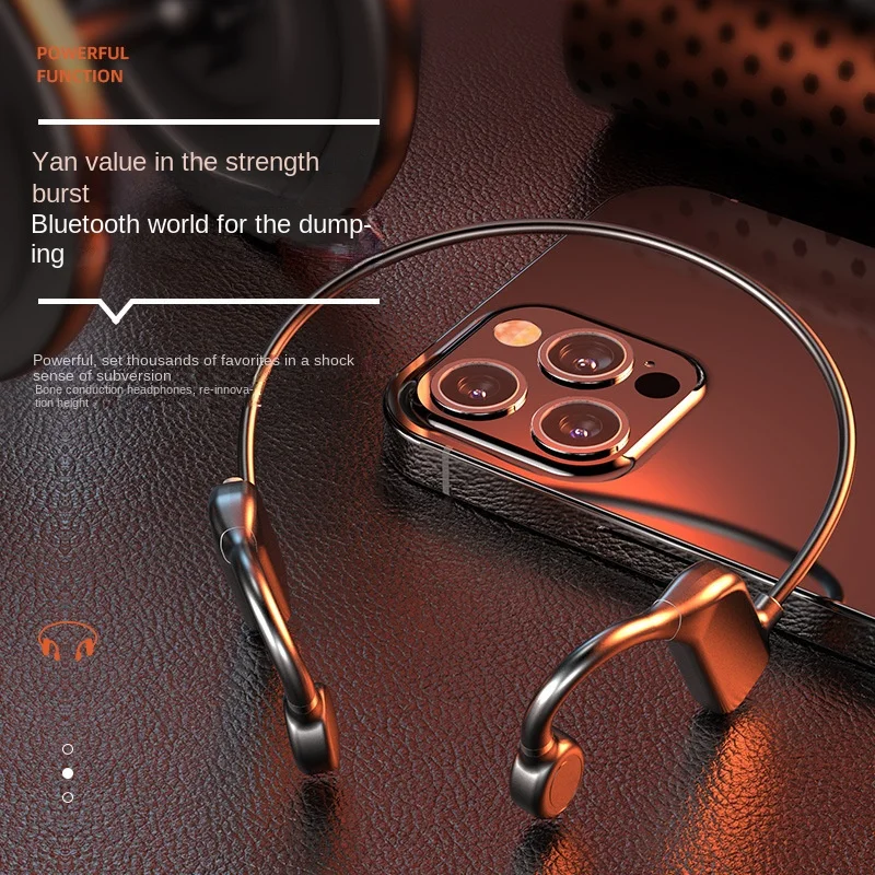 Wireless Bluetooth Bone Conduction Headphones Earpiece Ultra-long Endurance Running Explosive Game Conference Live Business
Wireless Bluetooth Bone Conduction Headphones Earpiece Ultra-long Endurance Running Explosive Game Conference Live Business