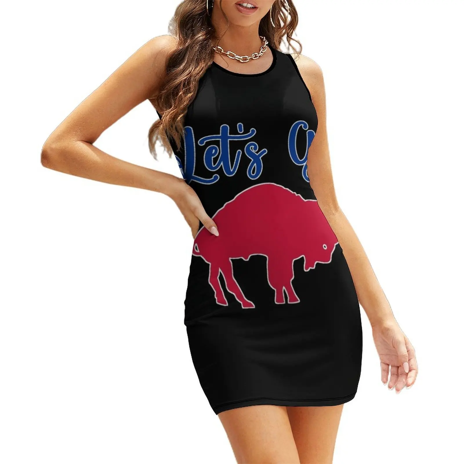 Let's Go Buffalo Sticker Sleeveless Sundress cocktail dresses bandage dress summer clothes
Let's Go Buffalo Sticker Sleeveless Sundress cocktail dresses bandage dress summer clothes
