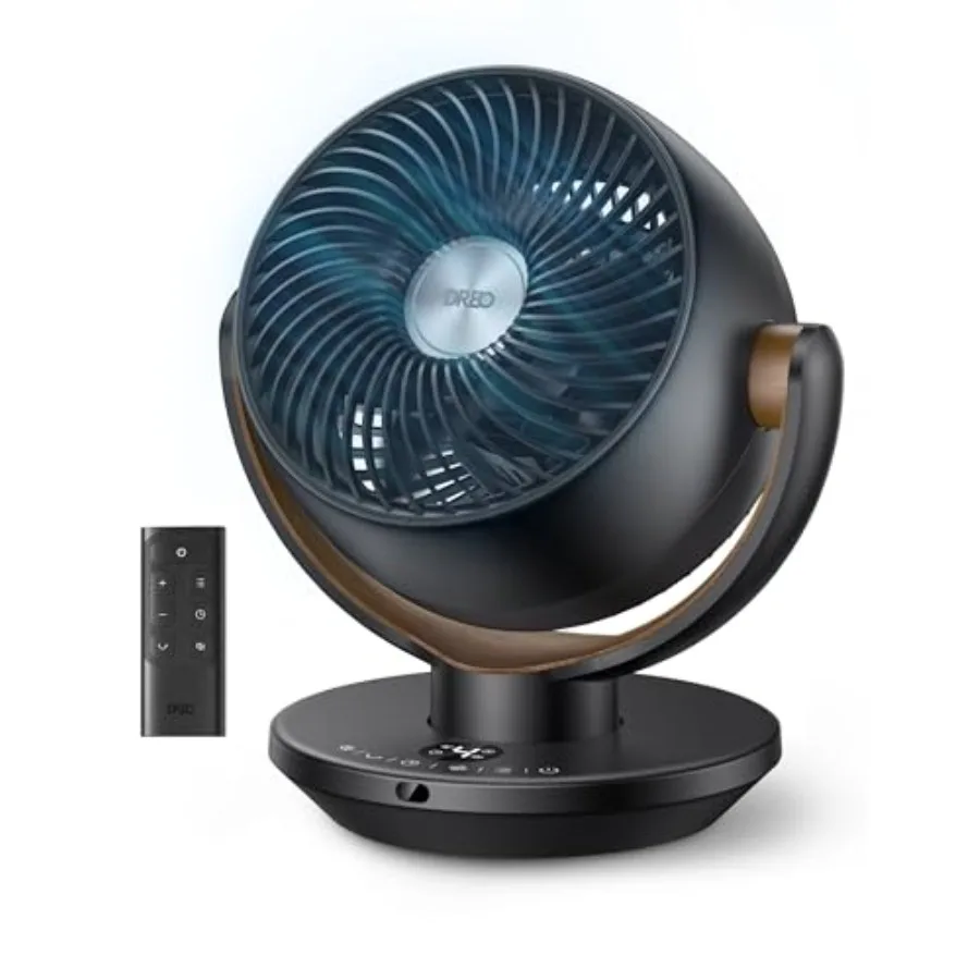 Fan for Bedroom, Desk Air Circulator Fan with Remote, 11 Inch Table Fans for Whole Room, 65Feet Powerful Airflow, 120° Vertical
Fan for Bedroom, Desk Air Circulator Fan with Remote, 11 Inch Table Fans for Whole Room, 65Feet Powerful Airflow, 120° Vertical
