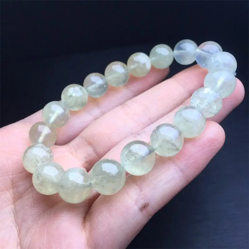 10MM Natural Green Aquamarine Bracelet Handmade Fortune Energy Bangle Mineral Woman Amulet Jewelry Gift 1PCS
10MM Natural Green Aquamarine Bracelet Handmade Fortune Energy Bangle Mineral Woman Amulet Jewelry Gift 1PCS