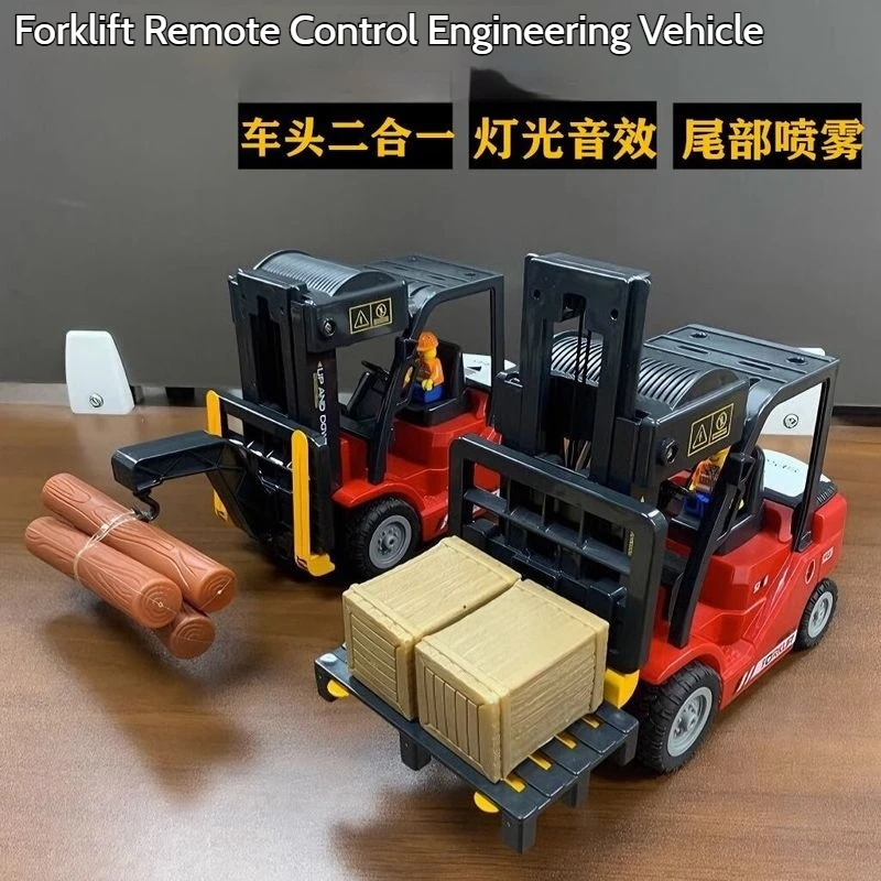 1:24 Alloy Spray Remote Control Forklift Crane Single Battery Charging Simulation Shovel Loader Engineering Vehicle Boy Toys
1:24 Alloy Spray Remote Control Forklift Crane Single Battery Charging Simulation Shovel Loader Engineering Vehicle Boy Toys
