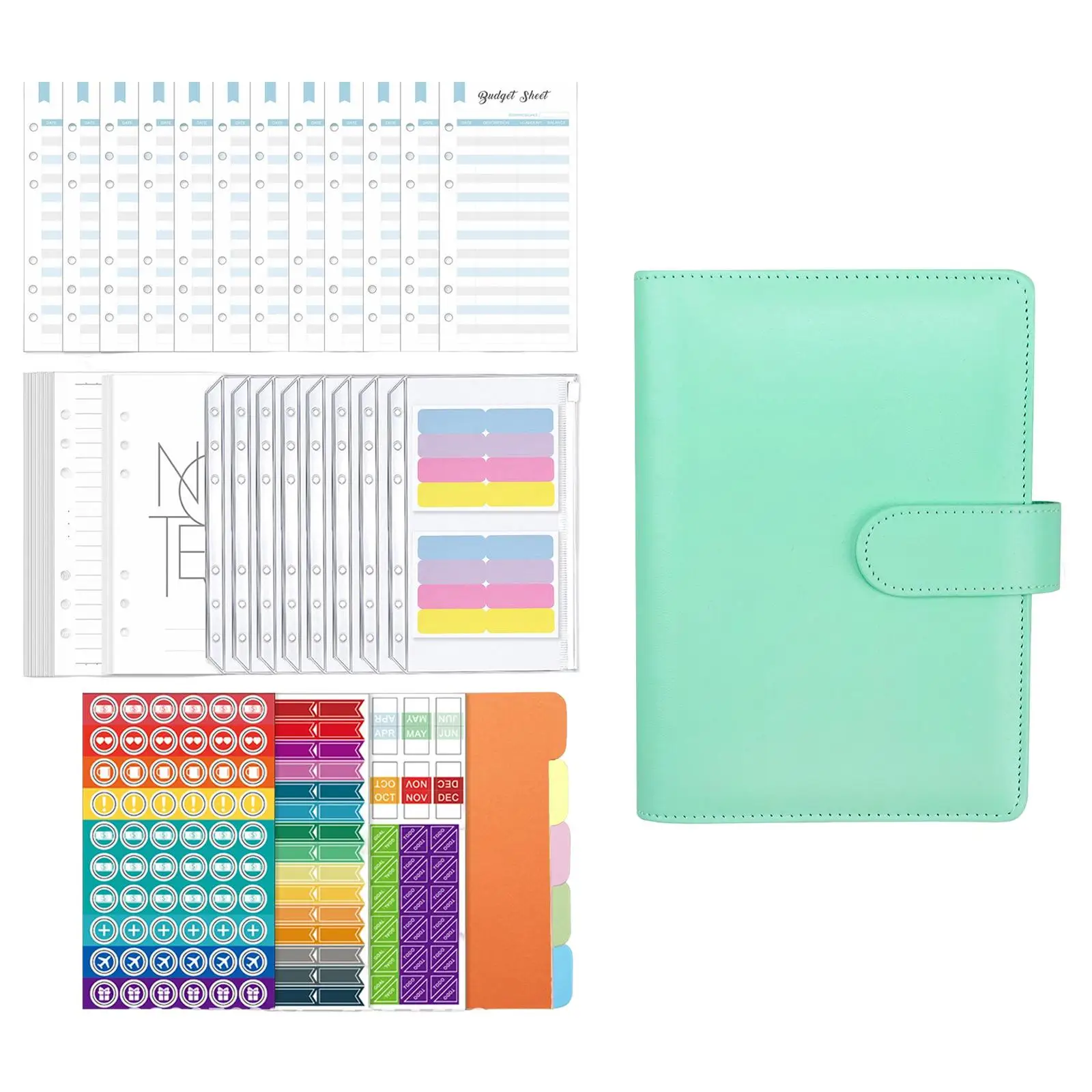 A6 Budget Binder Budget Binder with Zipper Envelopes for Home
A6 Budget Binder Budget Binder with Zipper Envelopes for Home