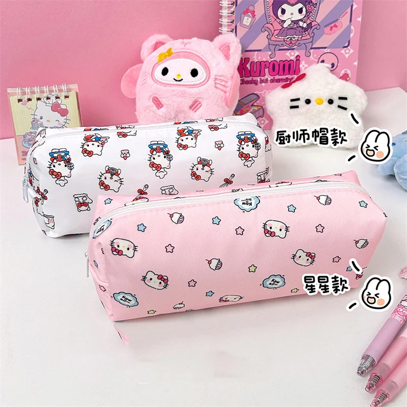 Пенал Sanrio Kawaii Kitty, 12 шт./партия, симпатичная сумка для карандашей, косметички, канцелярские принадлежности, Подарочные школьные принадлежности, подарки
Пенал Sanrio Kawaii Kitty, 12 шт./партия, симпатичная сумка для карандашей, косметички, канцелярские принадлежности, Подарочные школьные принадлежности, подарки