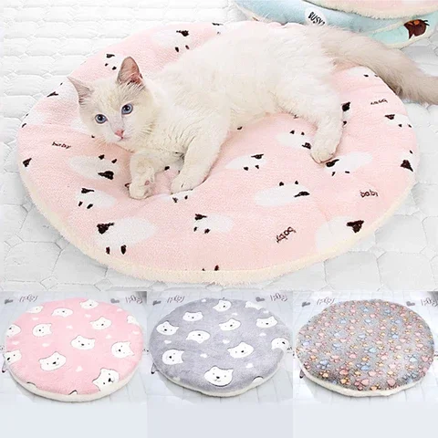 Round Pet Sleeping Mat Warm Dog Bed Soft Fleece Pet Blanket Cat Puppy Sleep Mat Lovely Mattress Cushion for Small Large Dogs
Round Pet Sleeping Mat Warm Dog Bed Soft Fleece Pet Blanket Cat Puppy Sleep Mat Lovely Mattress Cushion for Small Large Dogs