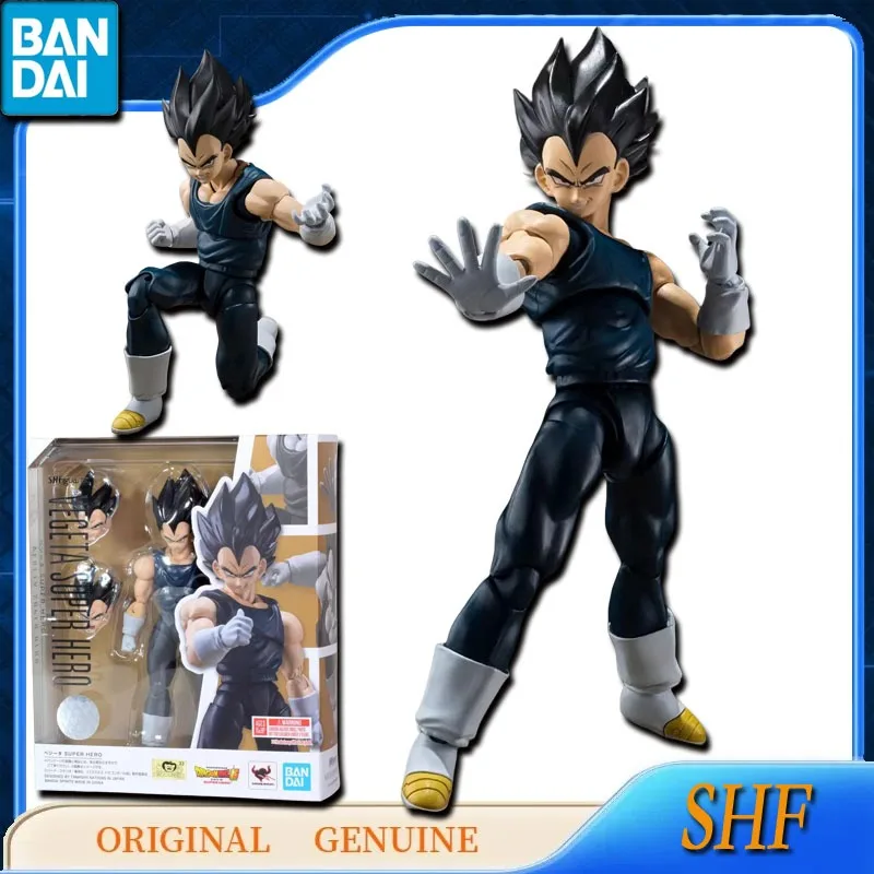 Bandai Original Genuine SHFiguarts Dragon Ball VEGETA SUPER HERO Anime Action Figures Toys Kids Gift Assembly Model Ornaments
Bandai Original Genuine SHFiguarts Dragon Ball VEGETA SUPER HERO Anime Action Figures Toys Kids Gift Assembly Model Ornaments