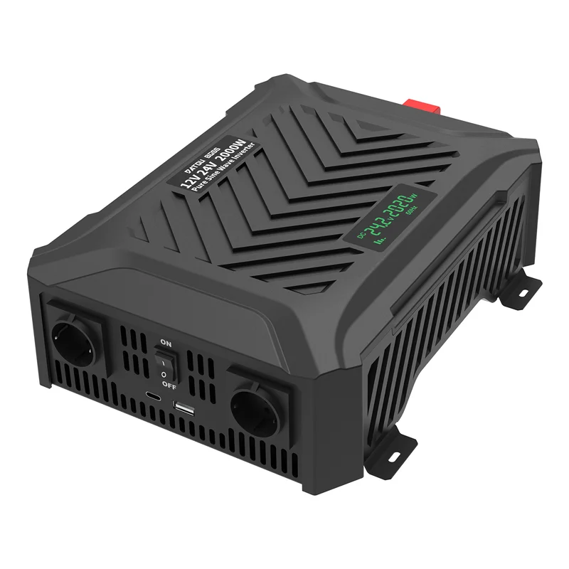 DATOUBOSS Pure Sine Sine Inverter Auto Switching DC12V/DC24V to AC220V Continuous Power 2000W High Efficiency Car Inverter
DATOUBOSS Pure Sine Sine Inverter Auto Switching DC12V/DC24V to AC220V Continuous Power 2000W High Efficiency Car Inverter