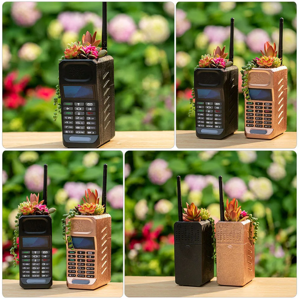 Retro Cell Phone Shape Resin Flower Pot Small Size For Succulent Cactus Herb Plants Home Dorm Office Decoration Garden Plant
Retro Cell Phone Shape Resin Flower Pot Small Size For Succulent Cactus Herb Plants Home Dorm Office Decoration Garden Plant