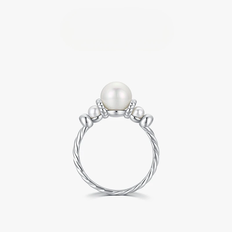 Dawn's Jewel S925 Sterling Silver Inlaid Pearl Ring Light Luxury Temperament Elegant Niche Romantic French Jewelry anillos
Dawn's Jewel S925 Sterling Silver Inlaid Pearl Ring Light Luxury Temperament Elegant Niche Romantic French Jewelry anillos