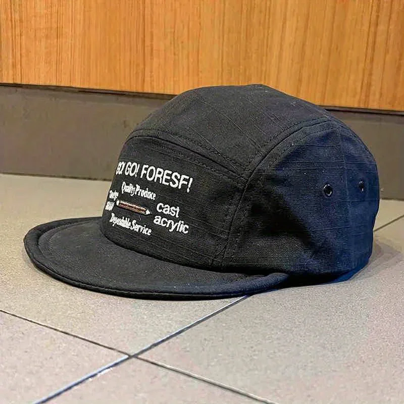 Japanese Fashion Flat Brim Hat Embroidery Design Adjustable Strap Unisex Bucket Cap for Summer Outdoor Activities
Japanese Fashion Flat Brim Hat Embroidery Design Adjustable Strap Unisex Bucket Cap for Summer Outdoor Activities
